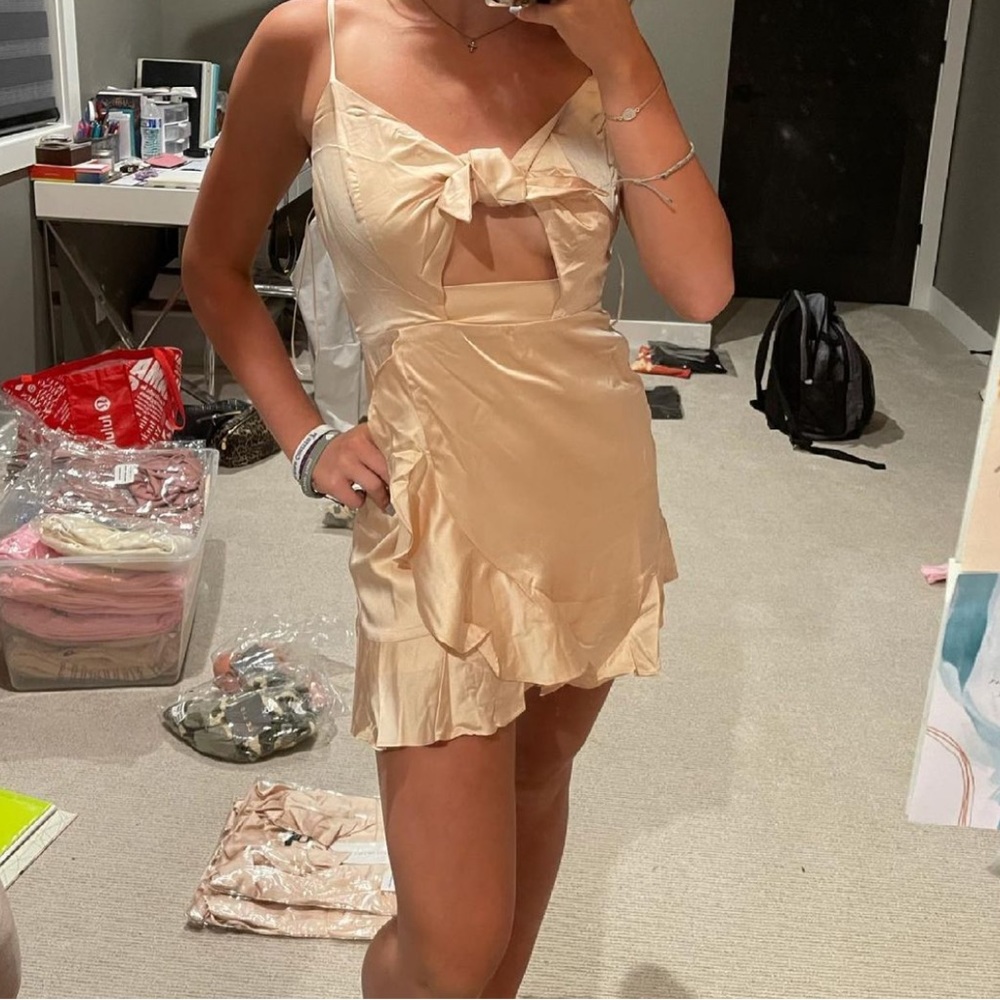 Dress champagne color